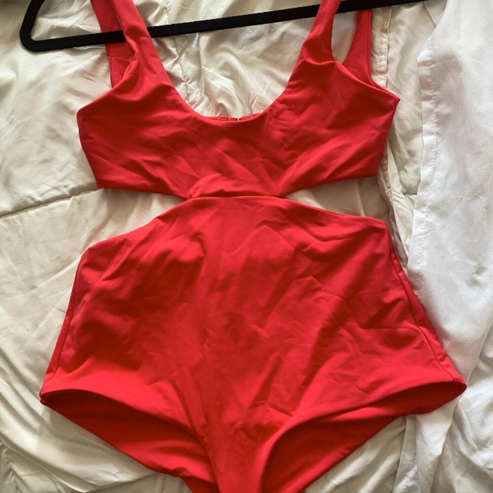 MARA HOFFMAN Cutout One-Piece Swimsuit